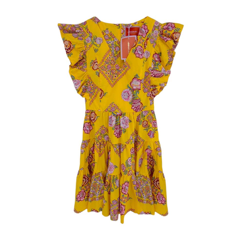 LA DOUBLEJ Honeybun Dress in Cowgirl Giallo L